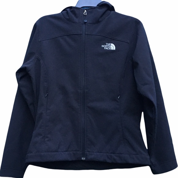 The North Face Black Full Zip Fleece Lined Hooded Jacket Women’s Size Medium